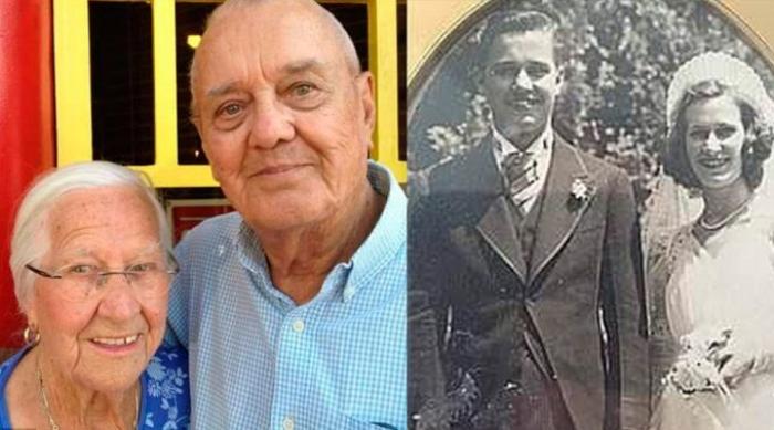 Morreu nos braços da sua esposa e ela faleceu logo depois aos 75 anos de casados