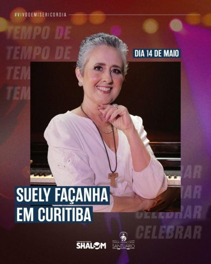 Suely Façanha fará show de homenagem ao Dia das Mães em Curitiba